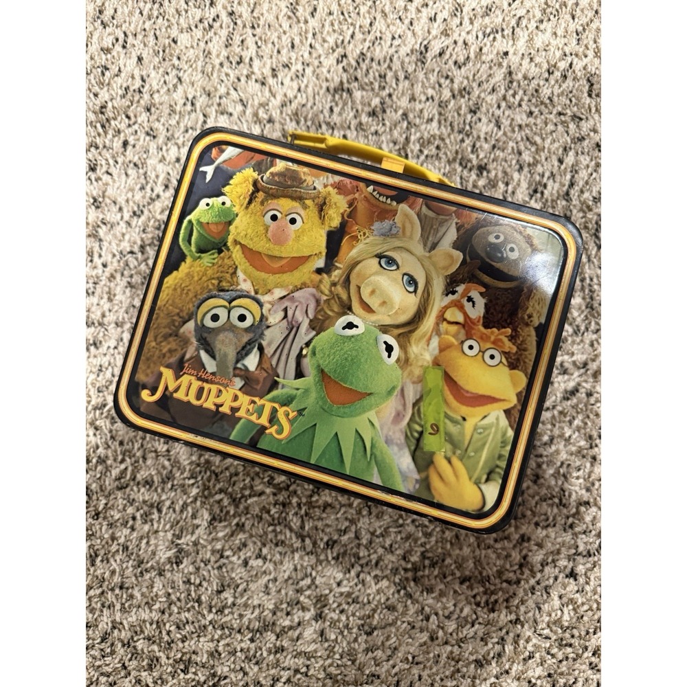 1979 Jim Henson Muppets/ ANIMAL Metal Lunch Box Vintage W/Thermos